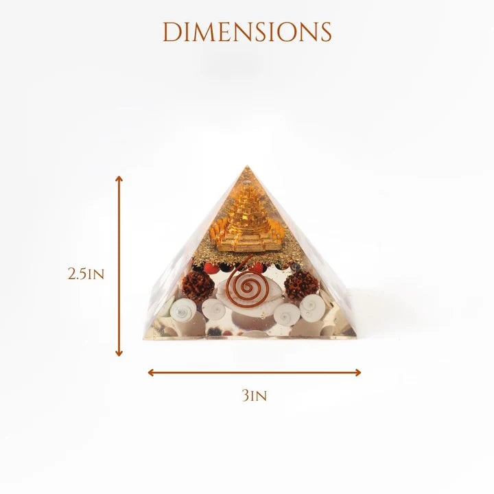 Money Magnet Pyramid | Maha Laxmi Pyramid Yantra – Original Certified