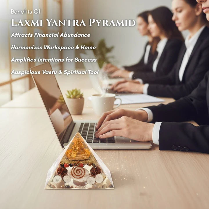 Money Magnet Pyramid | Maha Laxmi Pyramid Yantra – Original Certified