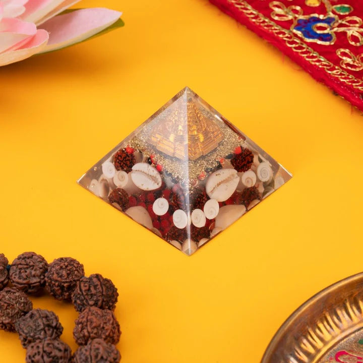 Money Magnet Pyramid | Maha Laxmi Pyramid Yantra – Original Certified